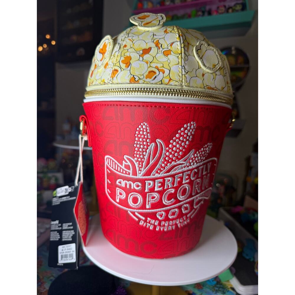 NWT AMC exclusive Popcorn bucket Loungefly crossbody bag